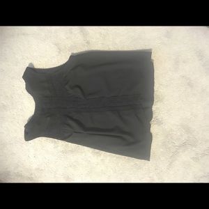 Black Semi-Transparent Blouse
